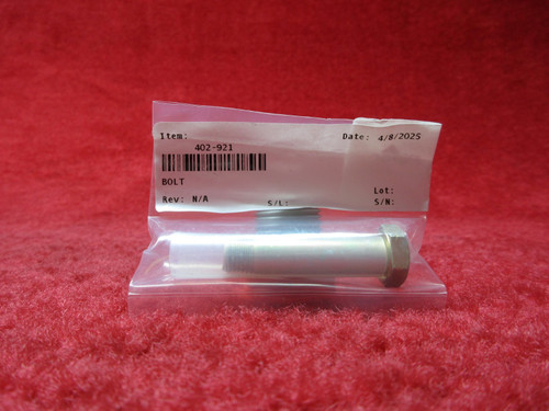 Piper PA-28, PA-32, PA-34, PA-44 Nose Gear Drag Link Bolt PN 402-921, NAS464P6-20