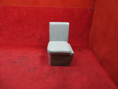 Cessna 411A Upholstered Toilet Seat PN 5091408-1  (CALL OR EMAIL TO BUY)