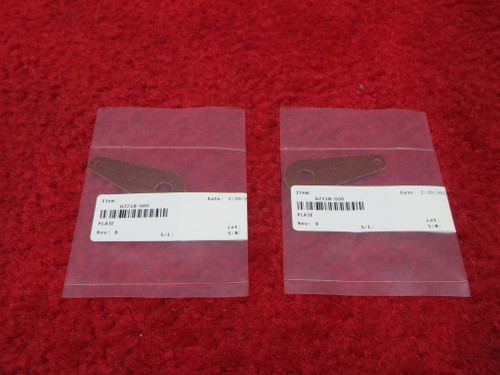 Piper Quadrant Control Friction Plate PN 67218-000, 67218-00