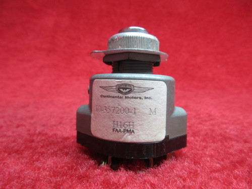 Continental Motors Inc Ignition Switch PN 10-357200-1