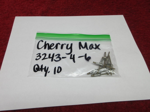 Cherry Aerospace Cherry Max Universal Head Rivets PN CR3243-4-6, CR3243-4-06