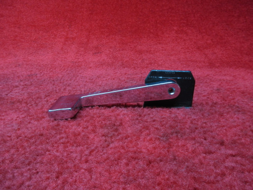 Cessna R172K Cabin Door Handle W/ Escutcheon PN 1217053-4, 0705042-1, 1217053-C
