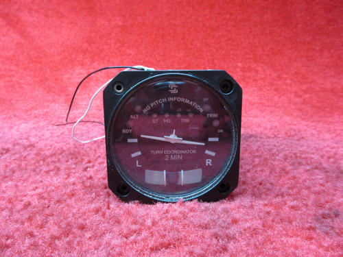 S-Tec Corporation Turn Coordinator Indicator 28V PN 01260-1-0-28 