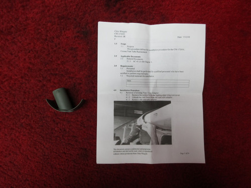 Wingate Aero & Fabrication, Cessna Vent Tube Adapter PN CW-172001