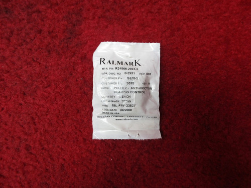 Ralmark Cessna Pulley PN S378-3, R24566-2931-3