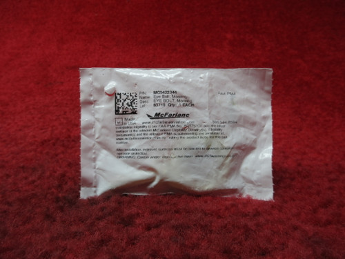 McFarlane, Cessna Mooring Eyebolt Tie Down Ring PN MC0422344, 0422344