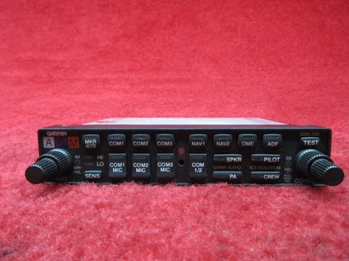 Garmin GMA 340 Audio Panel 11/33V PN 011-00401-10