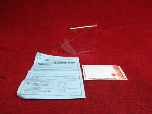 Great Lakes Aero Piper PA-28, PA-32 RH Wing Tip Lens PN W-2506-RH, 85402-07, 85402-007