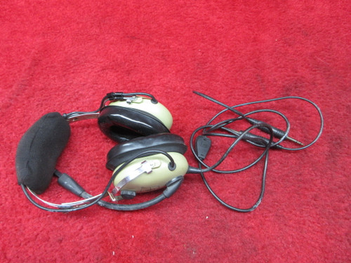 David Clark 18316G-02, 9168P-32, M-7A, H10-13.4 Headset W/ Ear Foam Seals
