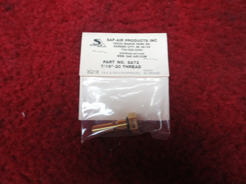 Saf-Air Products Inc, Cessna Flush Fuel Drain Valve PN S2106-2