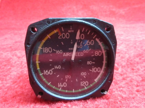 US Gauge AN5861W2 Airspeed Indicator PN AW-2 3/4-16-BI6 