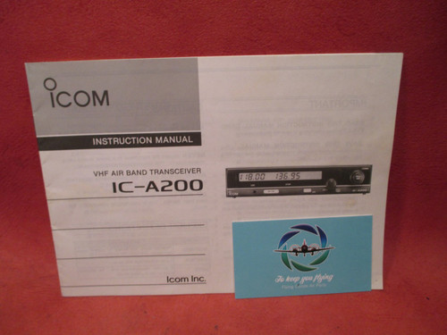 ICOM IC-A200 VHF Comm Service Instruction Manual