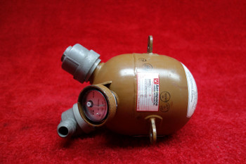 Kidde Aerospace, QED, Inc. Fire Extinguisher W/ Pressure Gauge PN 898066-1