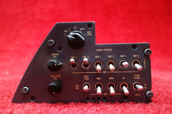 Avtech Audio Control Panel 28V PN 1852-1