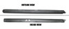 RH / 1957 EARLY CHEVY OUTER ROCKER PANEL (4 door sedan & wagon)