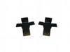 1955-57 CHEVY REAR SEAT DOOR RETAINERS-PAIR