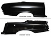 RH / 1962-65 CHEVY II & NOVA OE STYLE REAR QUARTER PANEL (2 door hardtop)