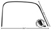 RH / 1947-54 CHEVY & GMC PICKUP STEEL DRIP RAIL