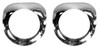 1955-1957 CHEVY & GMC PICKUP CHROME HEADLIGHT BEZELS (sold as a pair)