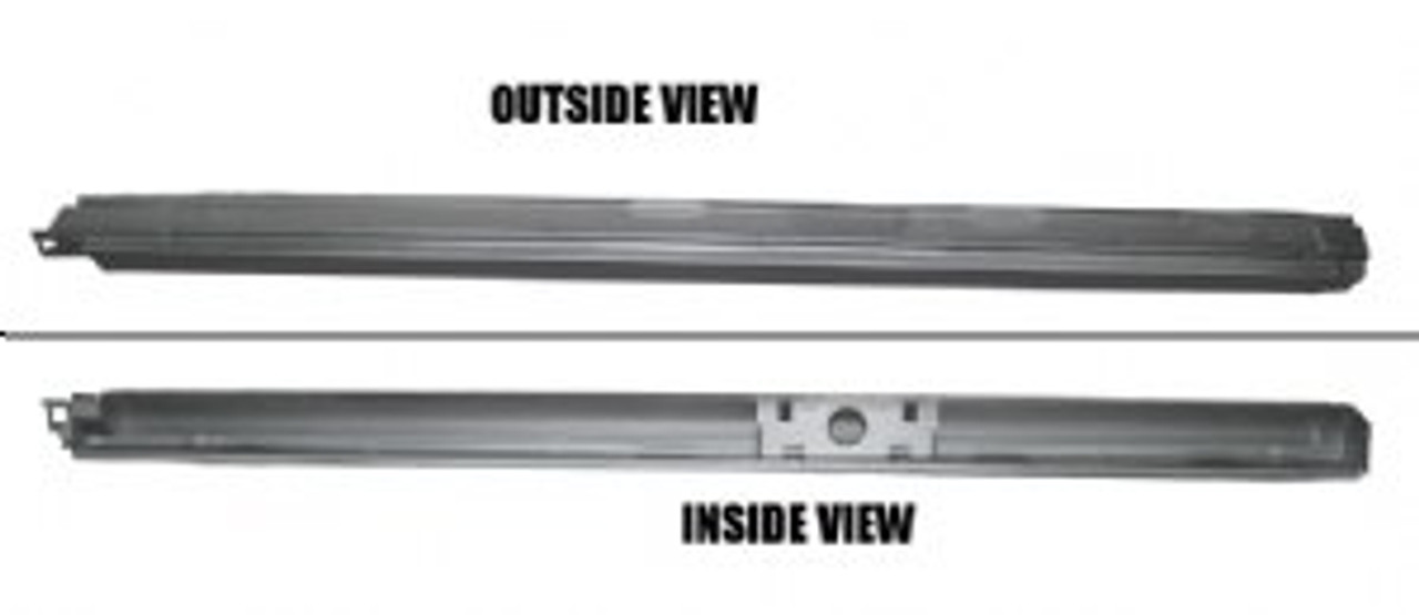 LH / 1957 EARLY CHEVY OUTER ROCKER PANEL (4 door hardtop)