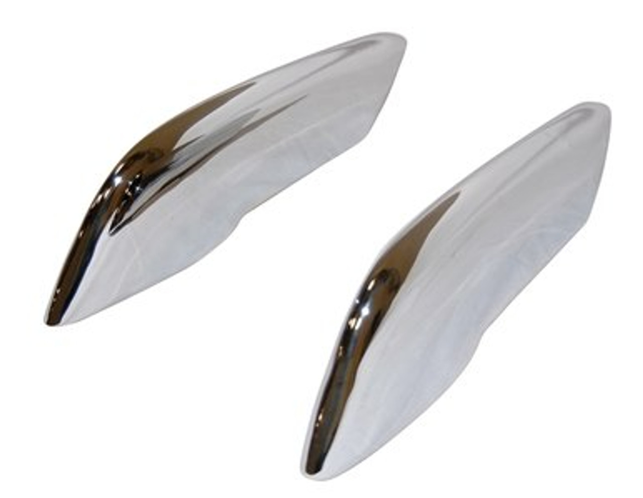 1966 CHEVY IMPALA FRONT BUMPER GUARDS (sold as a pair)