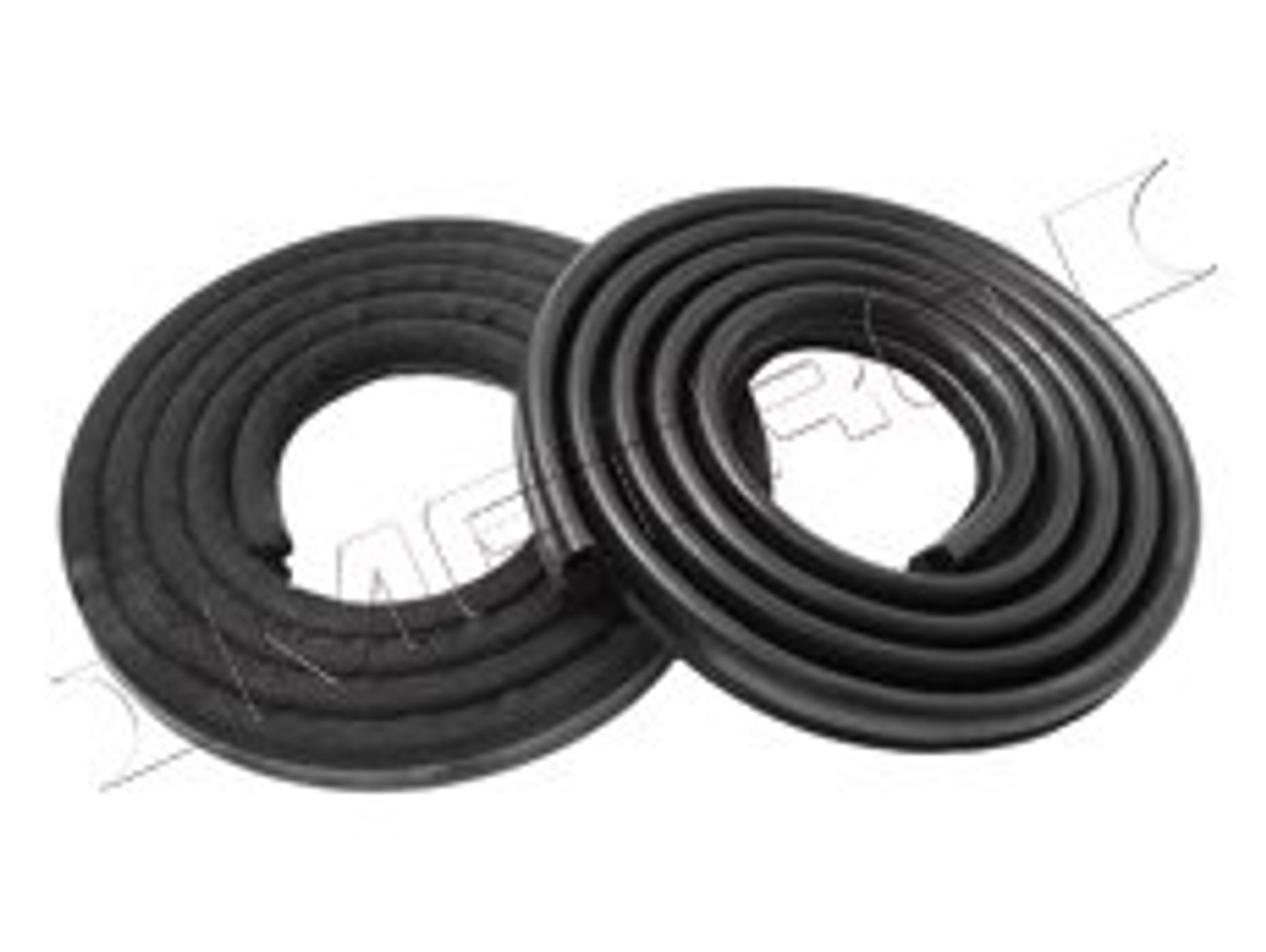 1962-65 B-BODY & 1963-66 A-BODY DOOR WEATHERSTRIP (black)