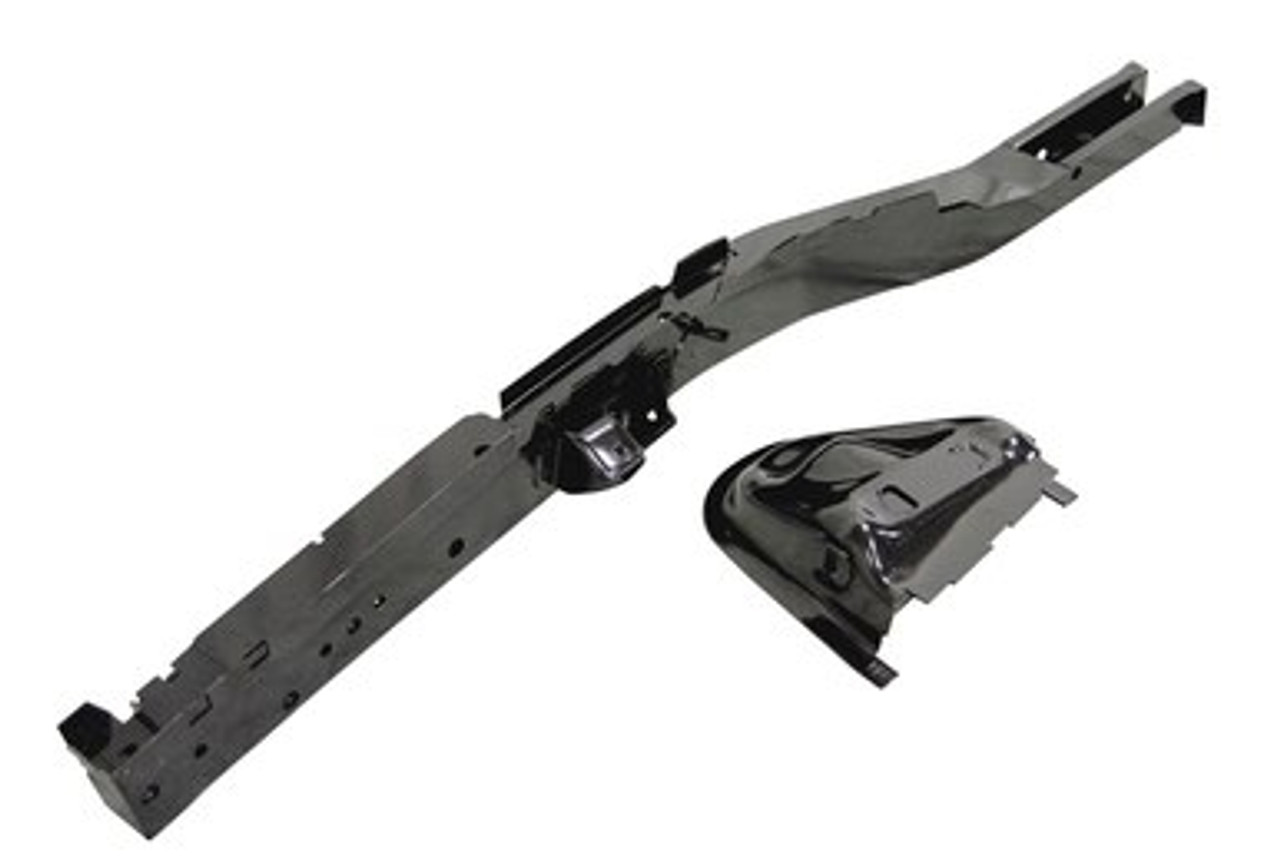 LH / 1970-74 E-BODY FULL FRONT FRAME RAIL (includes shock tower)