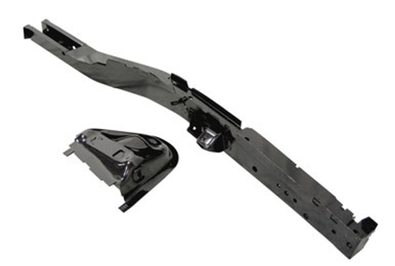 RH / 1970-74 E-BODY FULL FRONT FRAME RAIL (includes shock tower)