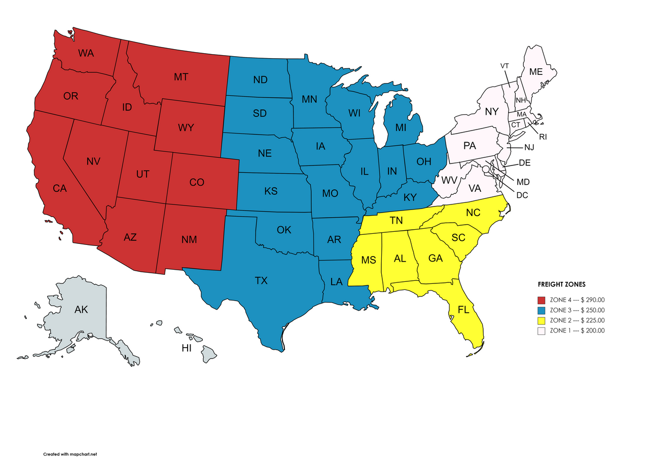 TRUCK FLOOR SHIPPING RATES