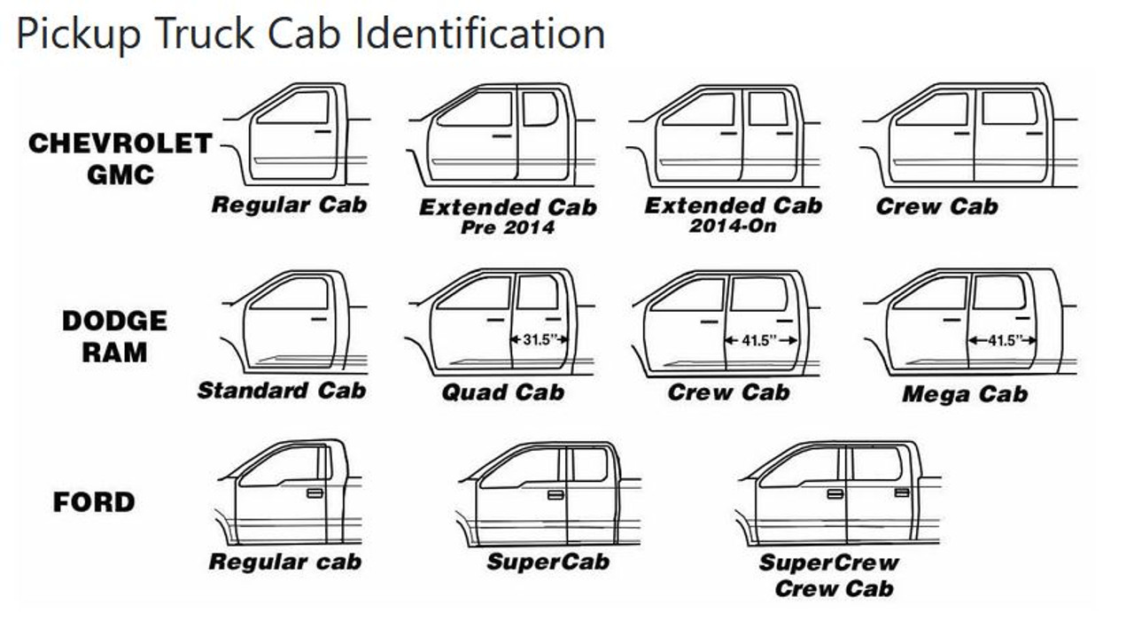 PICKUP TRUCK CAB IDENTIFICATION