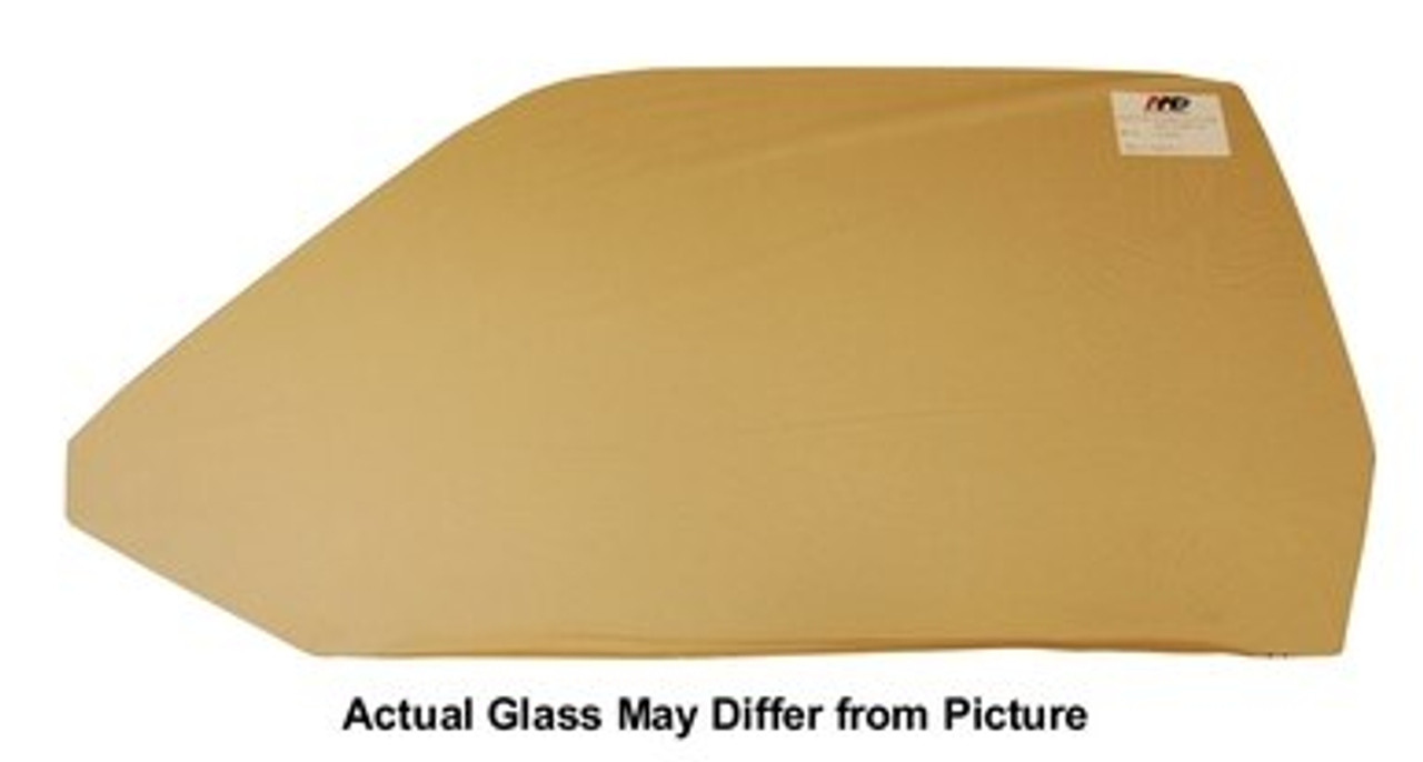 RH / 1970-72 DUSTER & 1971-72 DEMON DOOR GLASS-TINTED (with 6 holes)