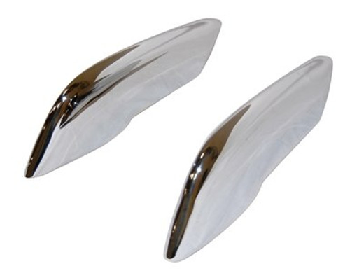 1966 CHEVY IMPALA FRONT BUMPER GUARDS (sold as a pair)
