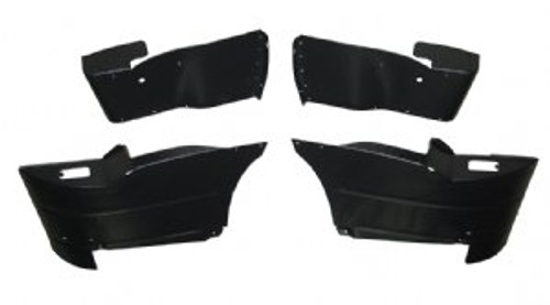 1956-57 CHEVY REAR SEAT ARM REST STRUCTURE (4 piece set)