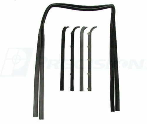 1980-86 FORD PICKUP & BRONCO DELUXE BELTLINES (6 piece kit)