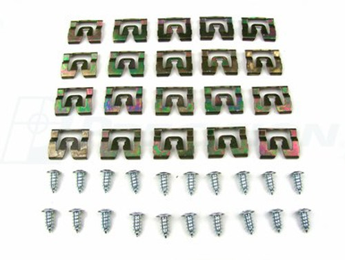 1971-74 DODGE & PLYMOUTH FRONT WINDSHIELD CLIP SET