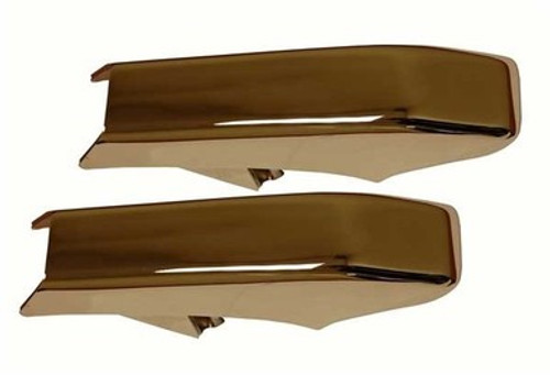 1970-72 DODGE CHALLENGER REAR CHROME BUMPER GUARDS (sold as a pair)