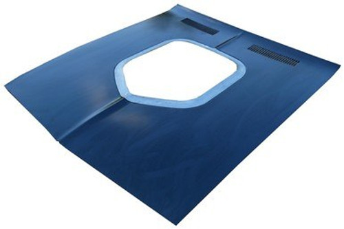 1970-1974 BARRACUDA SHAKER HOOD WITHOUT PIN HOLES (includes trim ring)