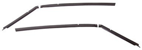 1970-74 BARRACUDA STEEL ROOF DRIP RAILS (sold as a pair)