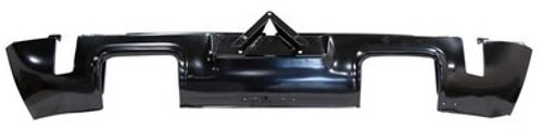 1972-1974 CHALLENGER STEEL REAR VALANCE WITH EXHAUST CUT-OUTS (without brackets)
