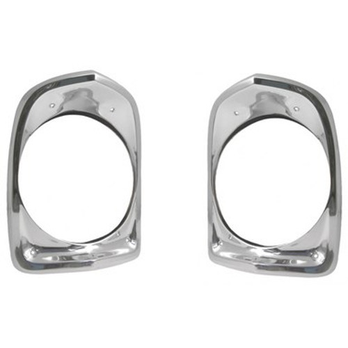 1966 CHEVY II &  NOVA HEADLIGHT BEZEL (sold as a pair)