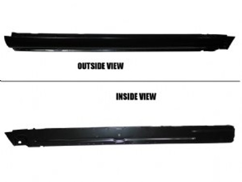 RH / 1966-67 CHEVY II & NOVA COMPLETE INNER  / OUTER ROCKER PANEL