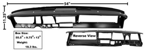 1966-1967 NOVA STEEL DASH PANEL ASSEMBLY