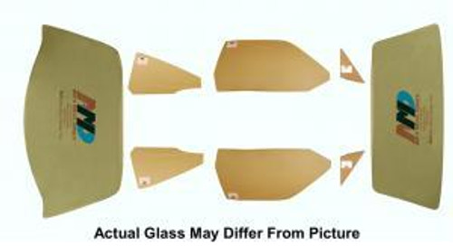 1968-70 PLYMOUTH B-BODY SEDAN COMPLETE GLASS KIT-TIINTED