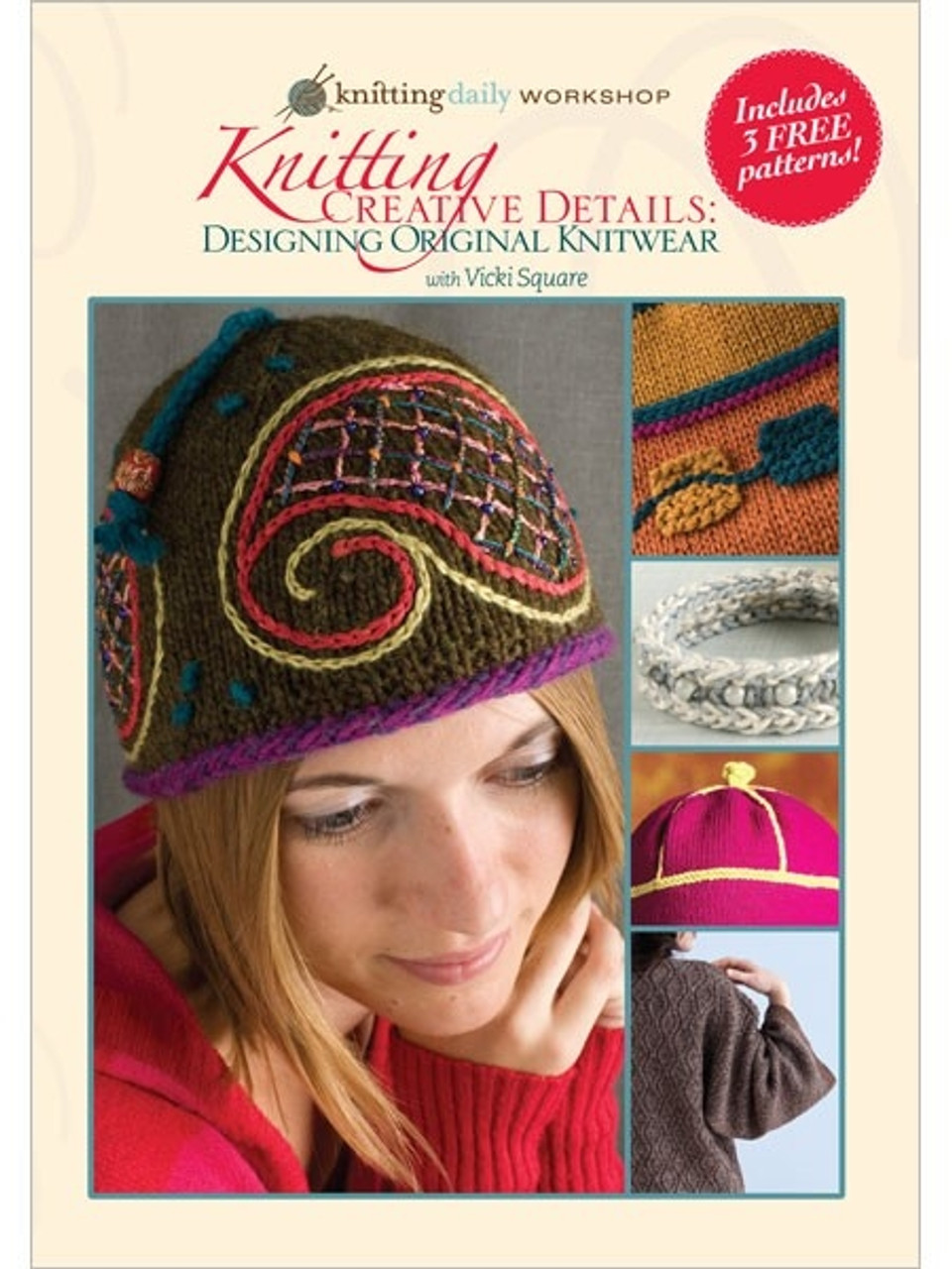 Knitting Daily Workshop Knitting Creative Details Designing Original Knitwear With Vicki Square Dvd