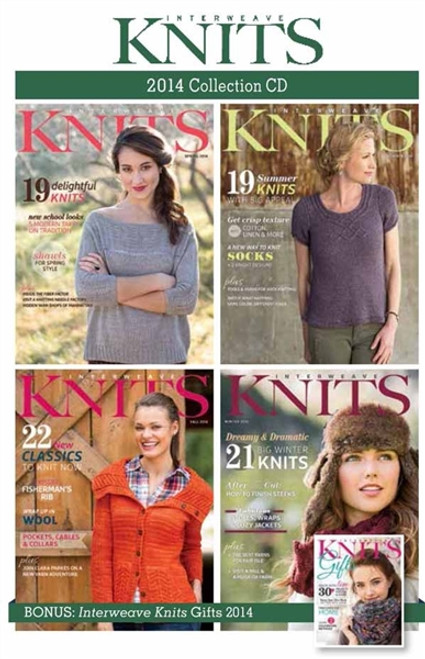 Interweave Knits Magazine 2014 Collection Cd 5 Issues