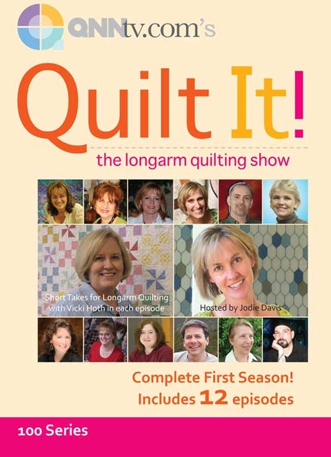 Quilt It! Series 100 with Jodie Davis - Complete First Season 12 Episodes - DVD - 890802001509
