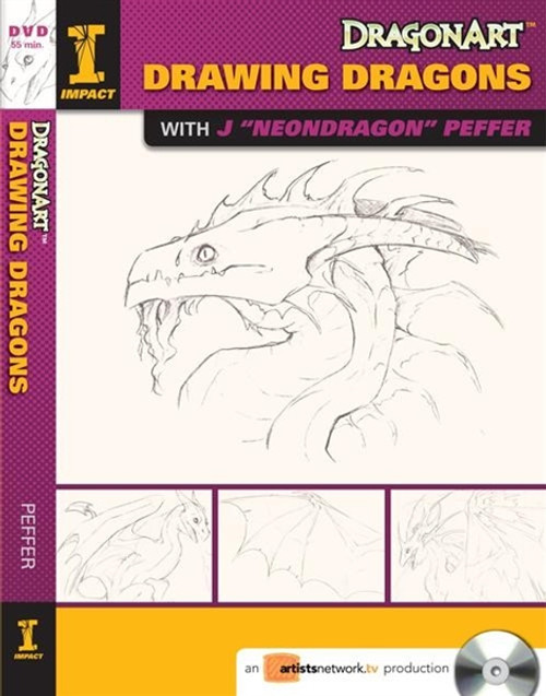 Dragonart - Drawing Dragons with J NeonDragon Peffer DVD - 9781600619229