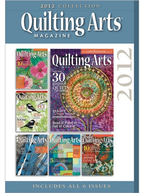 Quilting Arts Magazine 2012 Collection CD 6 Issues - 9781620334454
