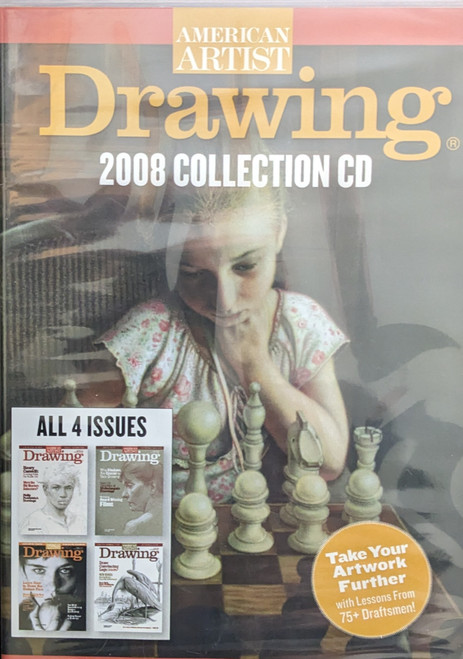 American Artist Drawing Magazine 2008 Collection - CD 4 Issues - Front