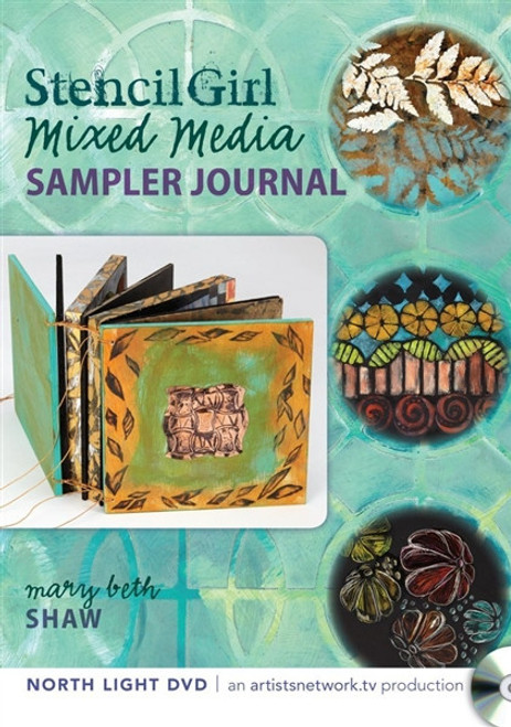 Stencil Girl - Mixed Media Sampler Journal with Mary Beth Shaw DVD